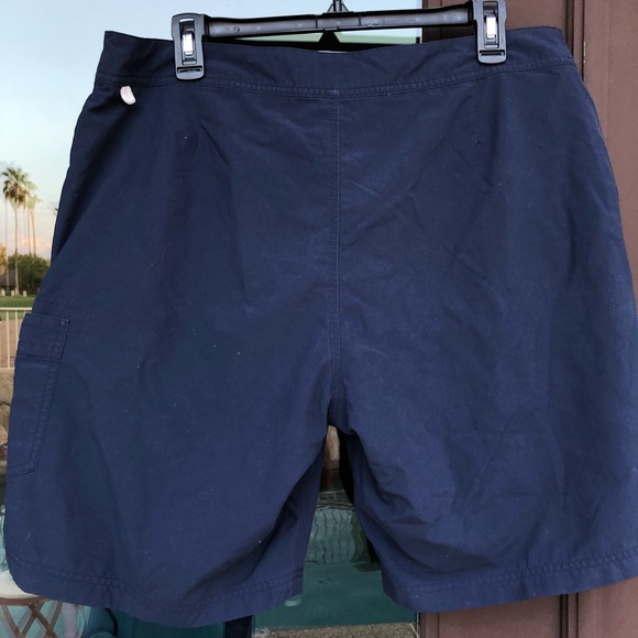 J. Crew Navy Blue Boardshorts Swim Trunks 35 - Picture 6 of 9